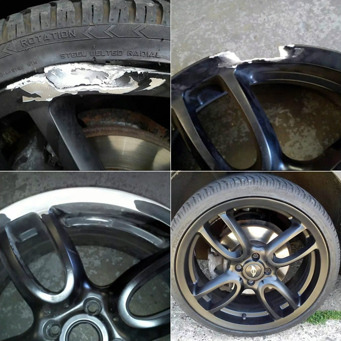 Mini alloy wheel repair